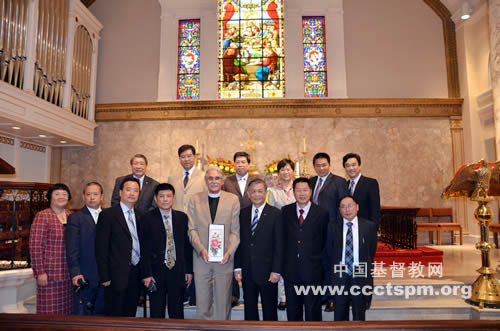中国基督教代表团在华盛顿访问当地教会